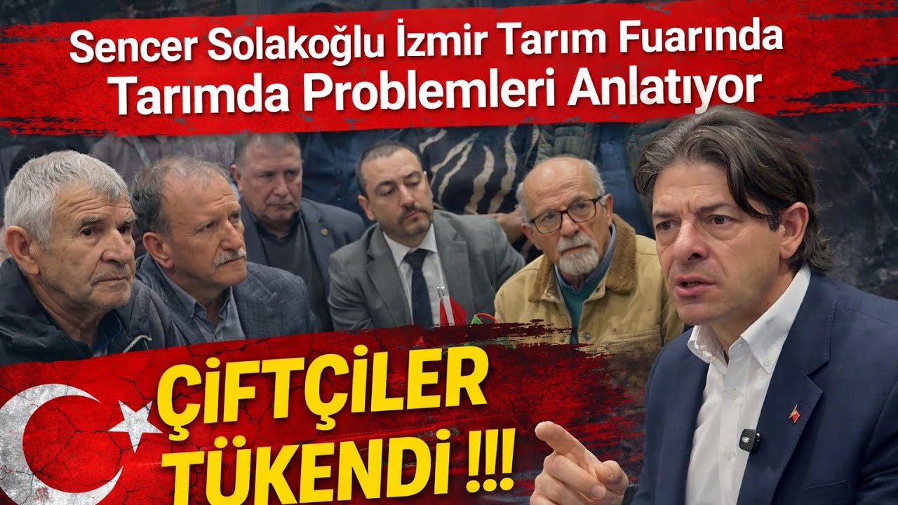 Sencer Solakoğlu İzmir Tarım Fuarında Tarımda Problemleri anlatıyor/ Çiftçiler Tükendi  #sencer 