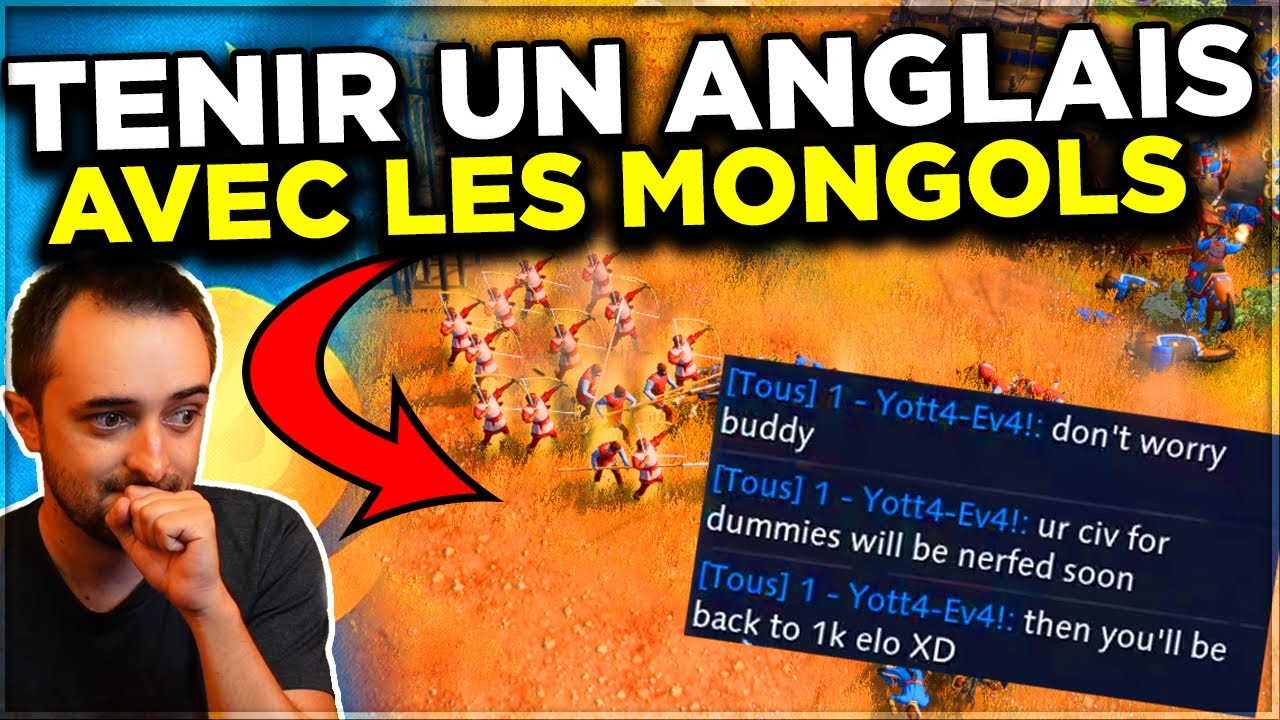 Age Of Empires 4 | GAGNER Avec les MONGOLS contre ANGLAIS !