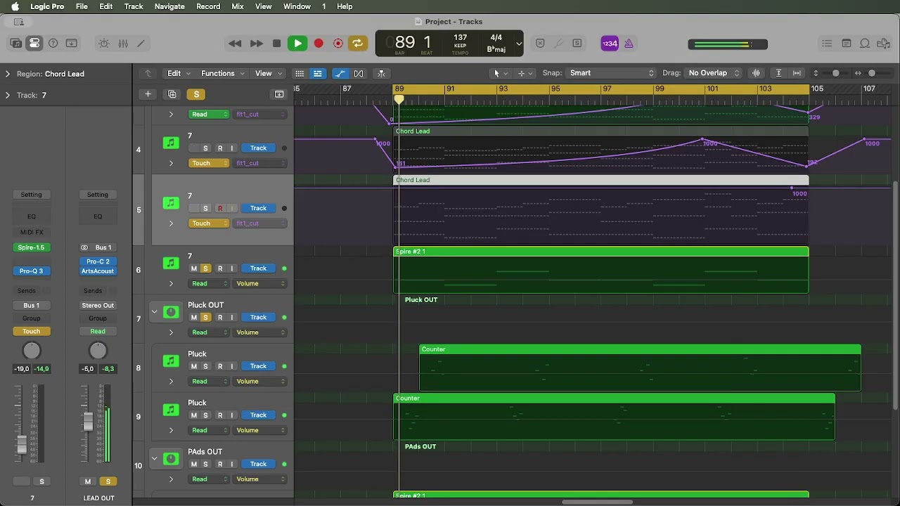 Make Trance Breakdown (137BPM) with Logic Pro