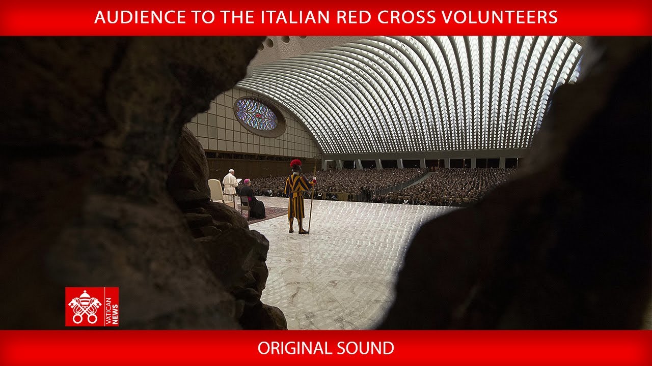 April 6 2024, Audience to the Italian Red Cross Volunteers, Pope Francis