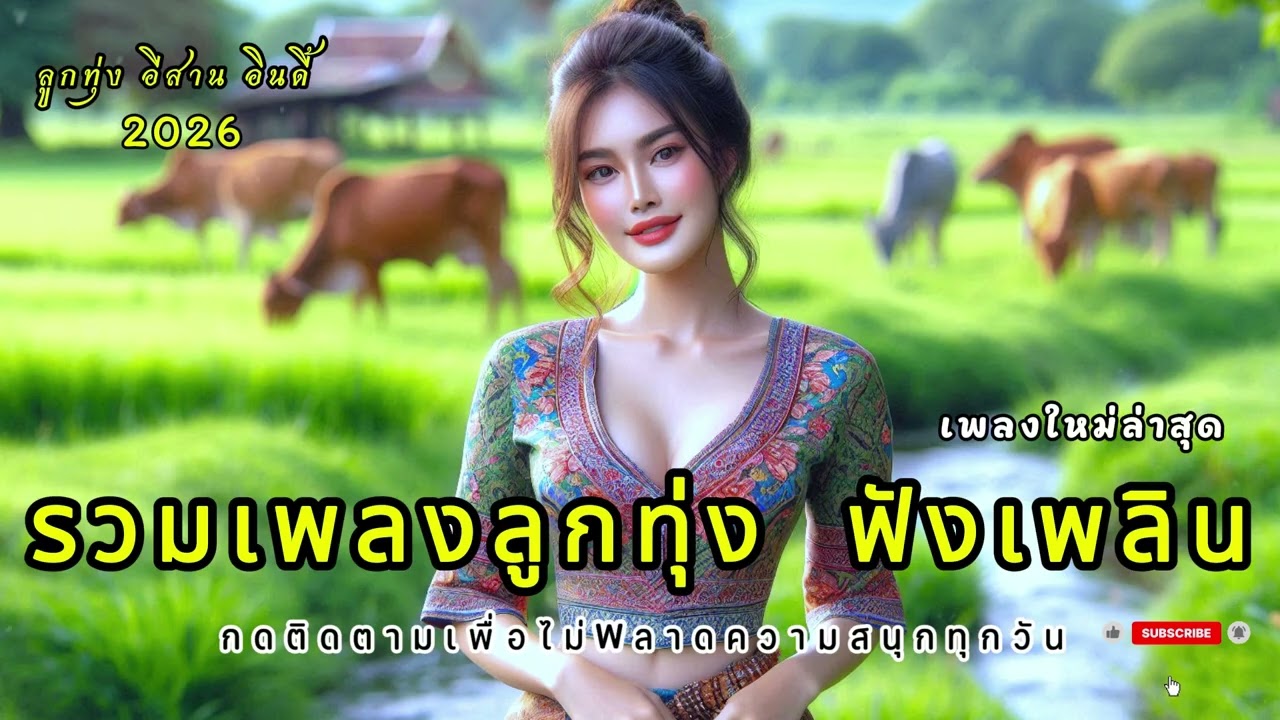เพลงลูกทุ่งเพราะๆ 2026  คนไกลบ้าน ฟังเพลิน ฟังสบาย ในวันทำงาน เพลงใหม่ล่าสุด เติมกำลังใจ