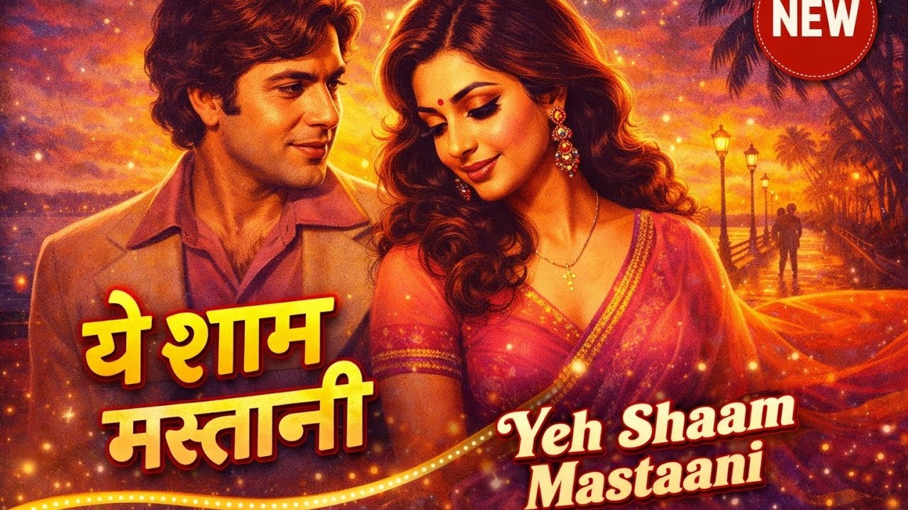 ये शाम मस्तानी | Yeh Shaam Mastani | New Retro Hindi Song | Vintage Romance Vibes