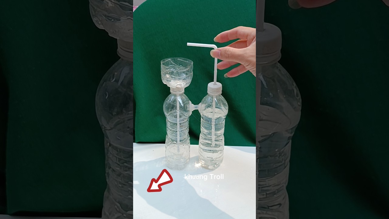 How to make a Non-stop Heron's Fountain | Secience experiment