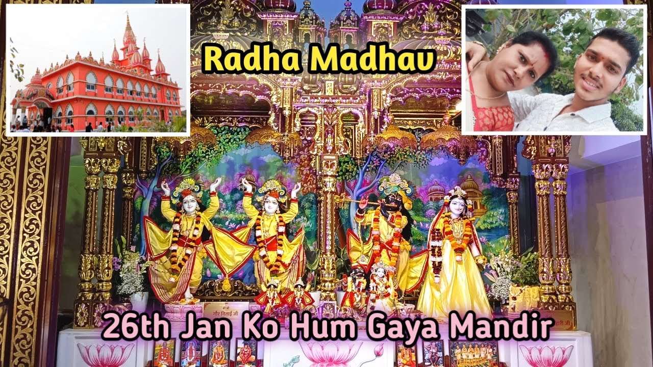 Republic Day 🇮🇳 Me Hum Gaya Mandir 🙇 | Radha Krishna Mandir ❤️ | Mumbai Family Vlog 😇