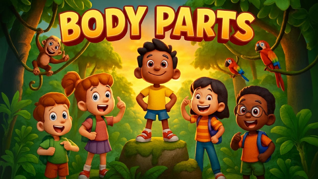 Body Parts Song for Kids | Where’s That Body Part? | Preschool Learning Video