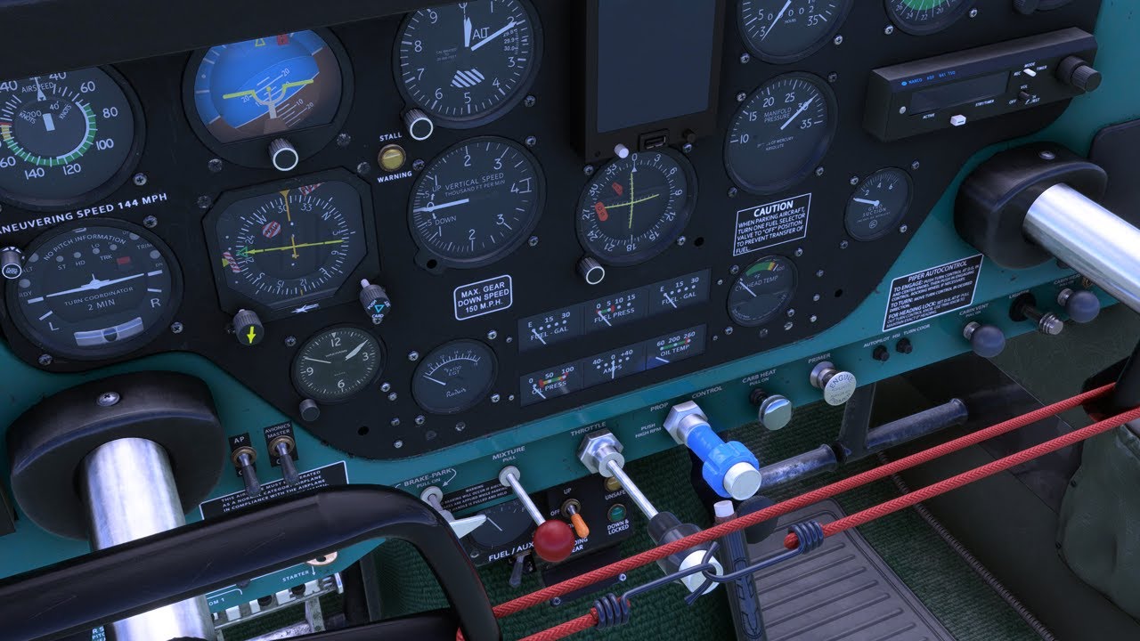 Quick start the A2A Piper 24-250 Comanche