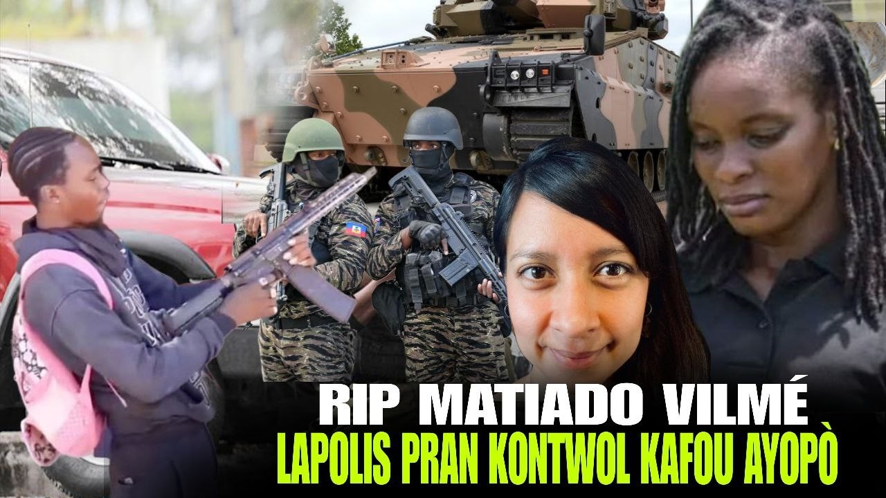 Cha blinde debake Kafou Aeropò, lavi reprann, Fieray Jounalis Matiado Vilme, Rapò Vyolans sou fanm