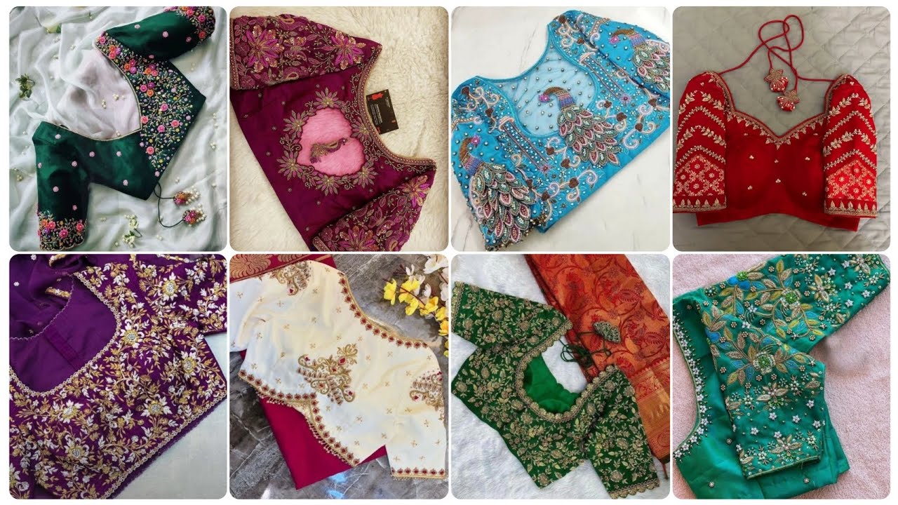50 Stunning Bridal Blouse Designs | Latest Maggam Work Blouse Design | @Sohagfashion731