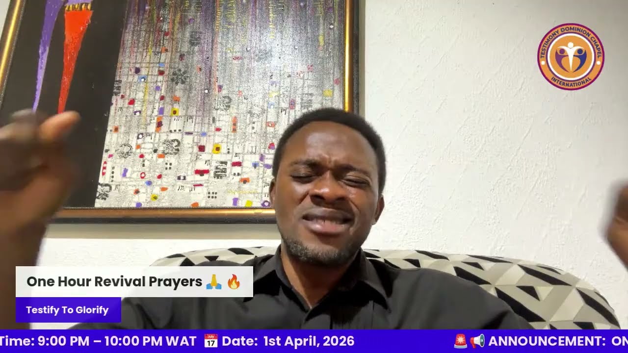 🔥 ONE HOUR REVIVAL PRAYER LIVE! 🔥| Wed, Mar 4 2026. Message Title: Hebrews 4:16