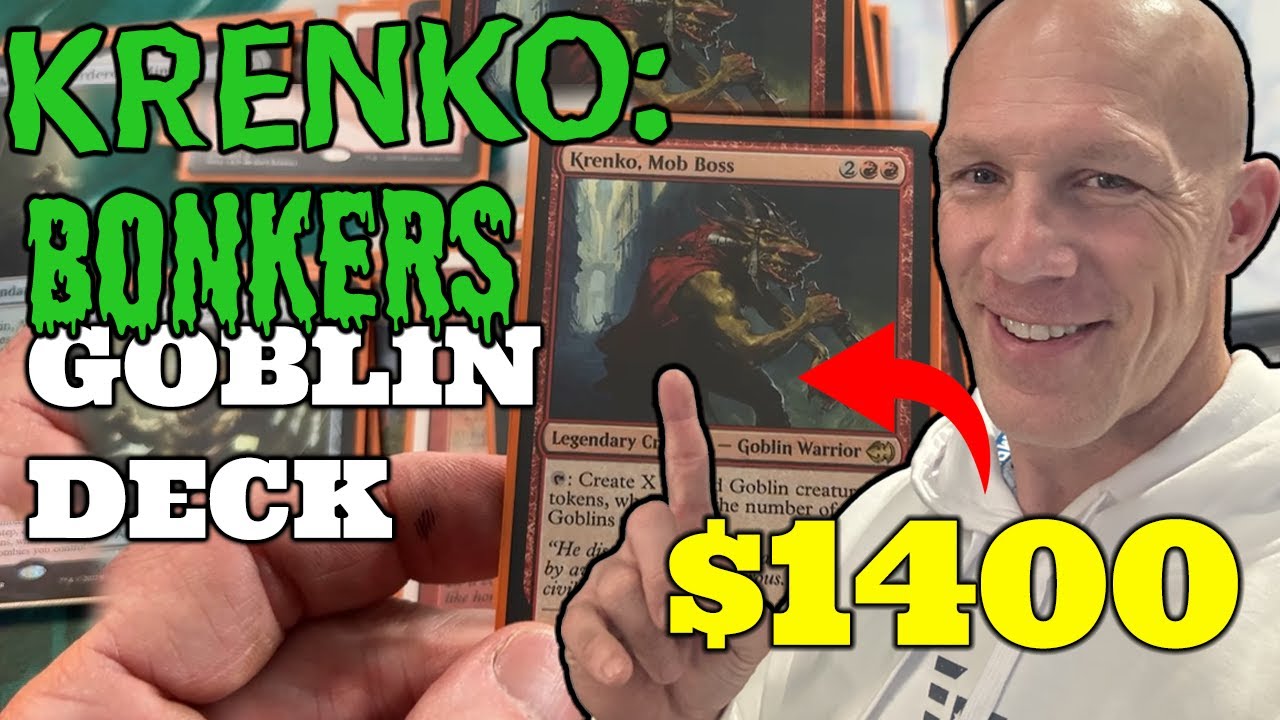 Krenko, Mob Boss Goblin - Bracket 4 Commander Deck Tech - $1400 (Magic The Gathering EDH)