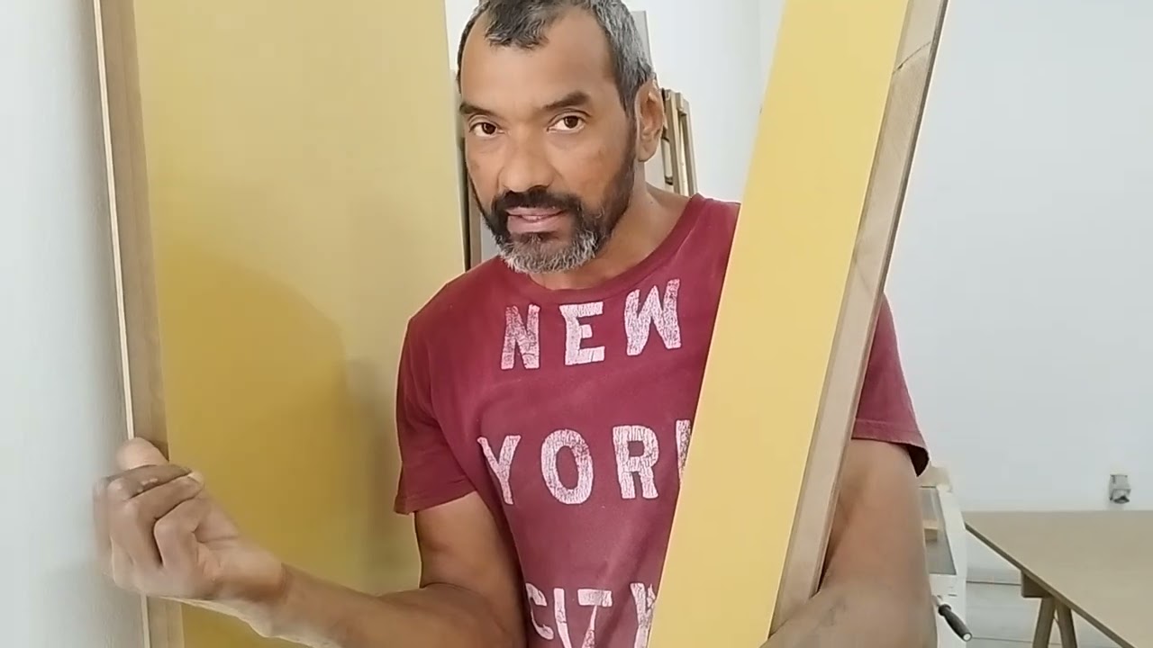 como fazer PORTA MIMETIZADA PARA UMA DIVISÃO DE AMBIENTE (PORTA PAINEL).