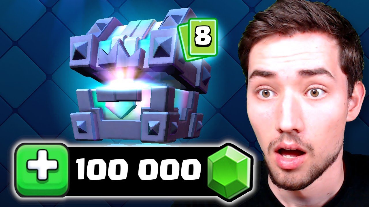 100.000 GEMS💎 OPENING! 40x Legendäre Königstruhe öffnen! Clash Royale deutsch