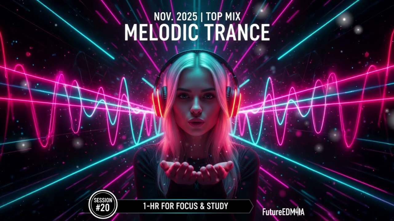 BEST MELODIC TRANCE 2025 🔥 AI-Powered  | 1-Hour Mix for Focus & Study (Session #20)