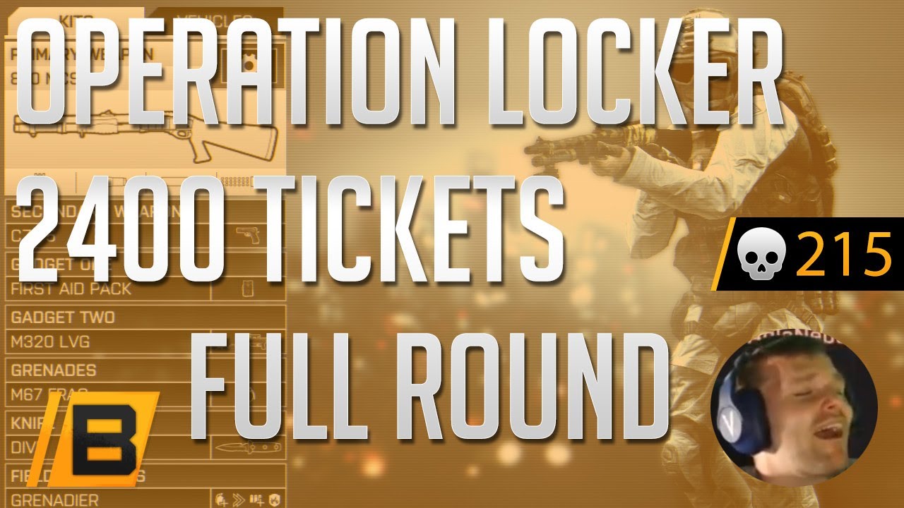 Should BF6 have an operation locker? 2400 tickets ending 215-49 - medic gameplay