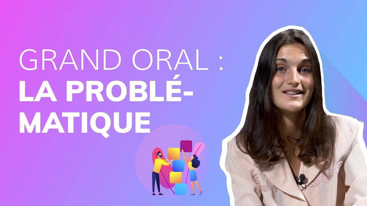 How to construct a problem statement? The final oral exam for the Baccalaureate