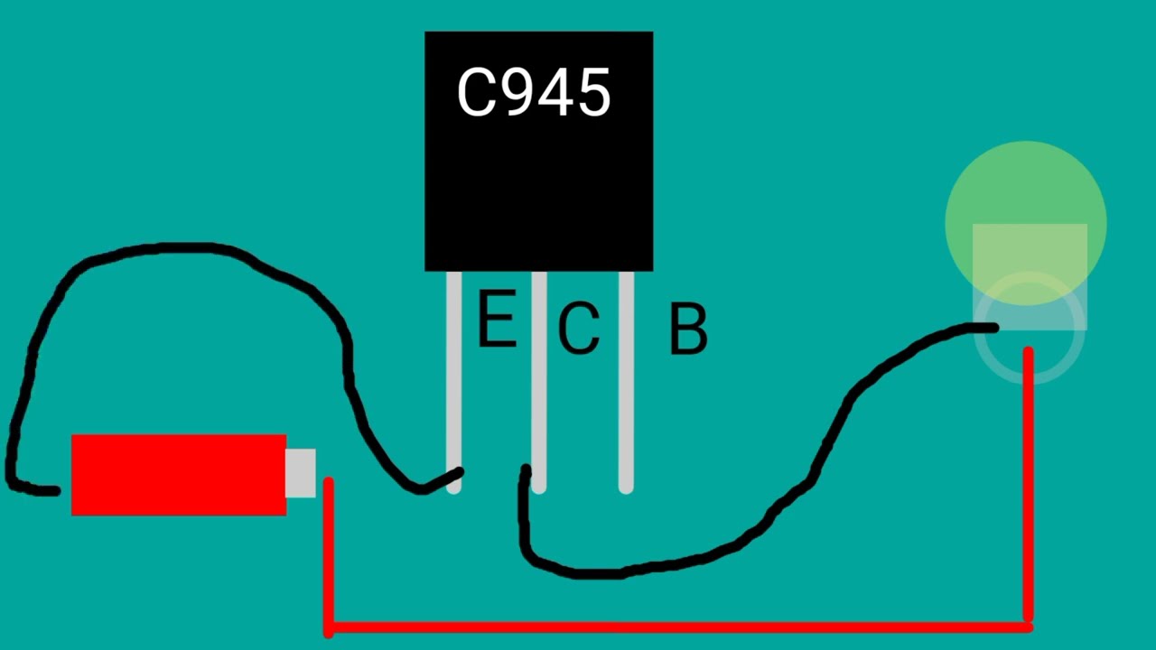 Cara kerja transistor c945 (NPN)