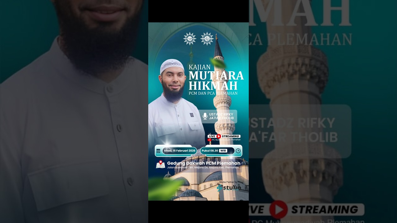 🔴 KAJIAN MUTIARA HIKMAH - Ustadz Rifky Ja'far Thalib