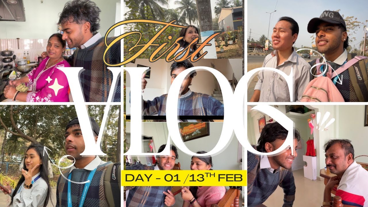 “FIRST VLOG EVER BUT TOTAL FUN ” /DAY-01 