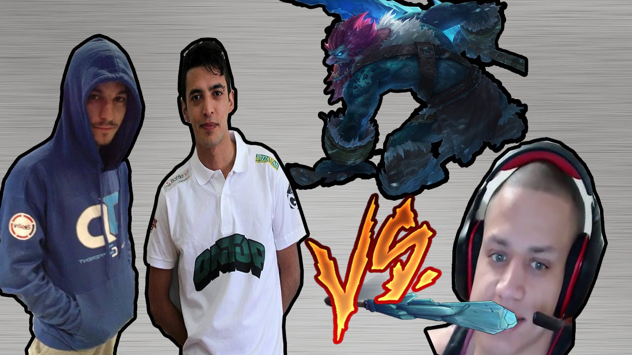 DD WARRIOR LADY & RIOU VS TYLER1?? Trundle Top Lane Master 1v9