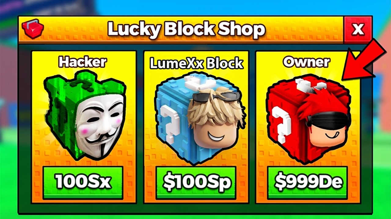 Escape Tsunami, aber ich kann OWNER LUCKY BLÖCKE KAUFEN!?