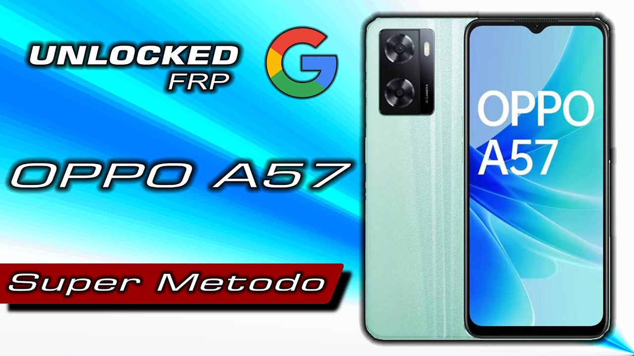 ☄️Como borrar la cuenta Google 📱OPPO A57 Android 12 2023 | Método Actualizado