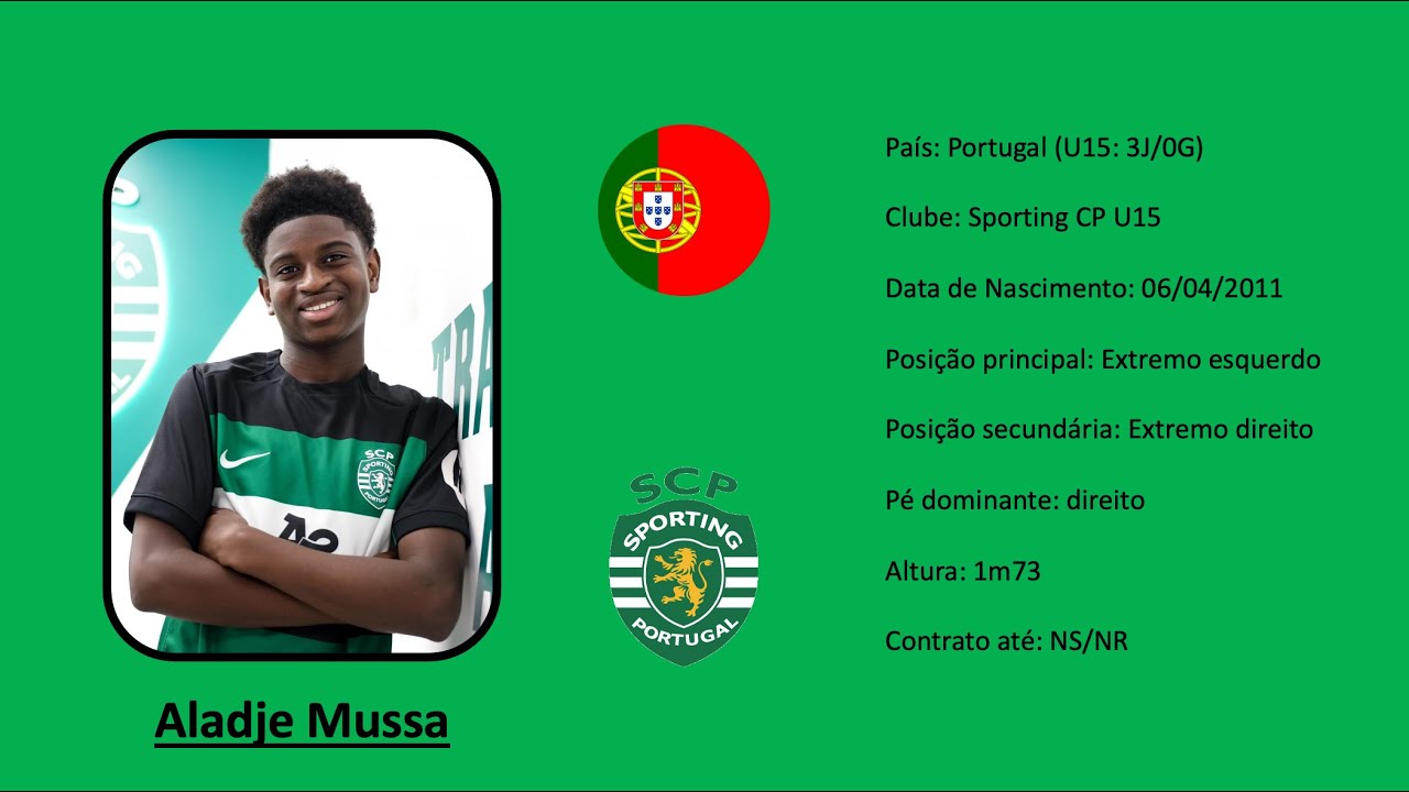 Aladje Mussa | 2011 (Sporting CP) footage vs Ireland U15 and Ukraine U15