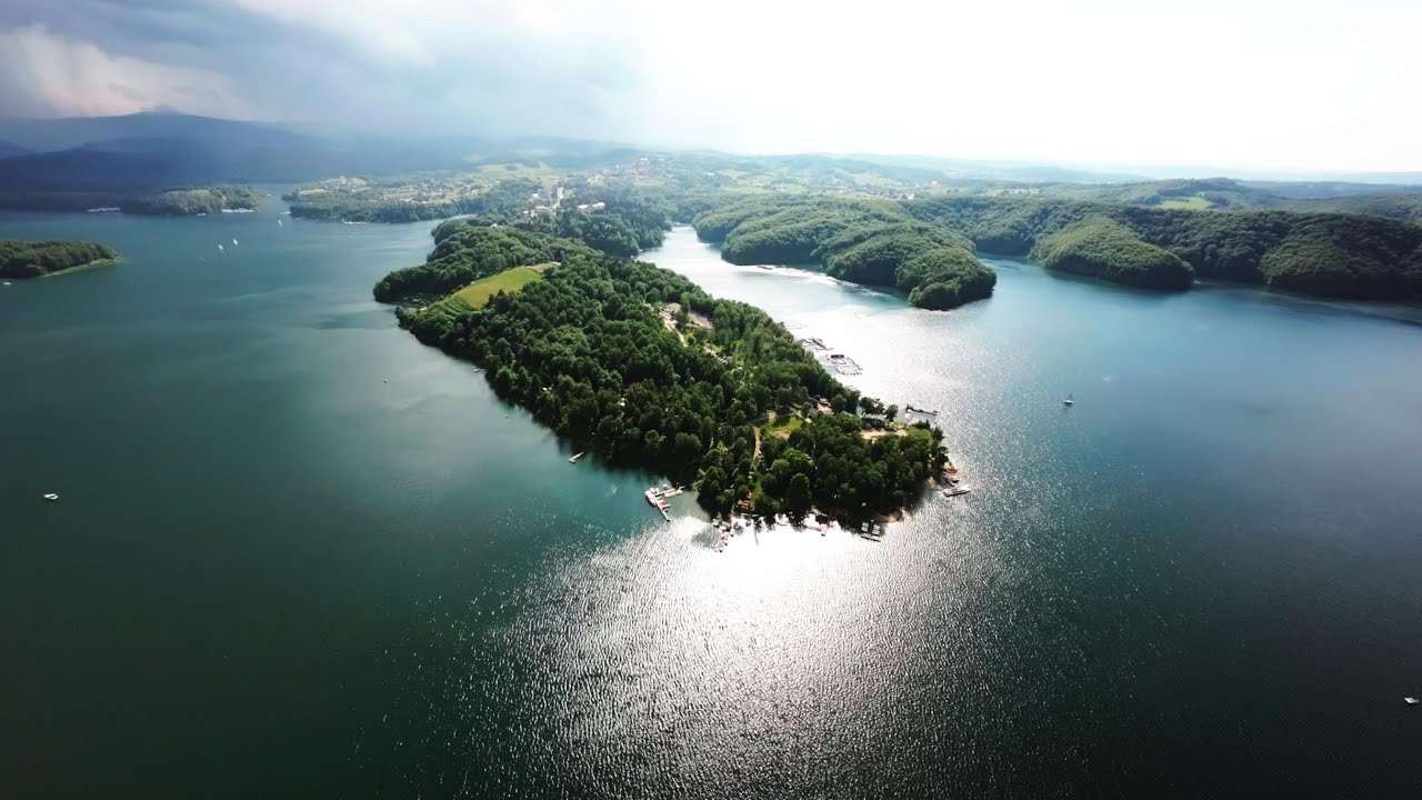 POLAŃCZYK z LOTU PTAKA | 🚁NIESAMOWITY FPV nad JEZIOREM SOLIŃSKIM! 🌊✨ BIESZCZADY