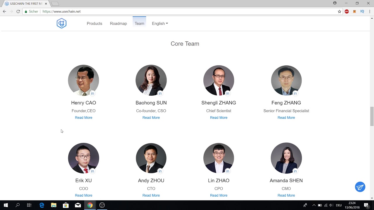 Usechain - The first mirror Identity Blockchain