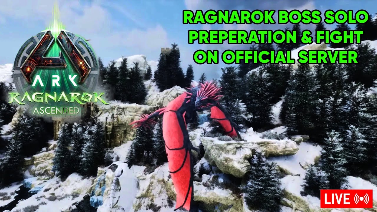 🔴 DEFEATING THE RAGNAROK BOSS! 🔥 Ark Survival Ascended LIVE | 2nd STREAM