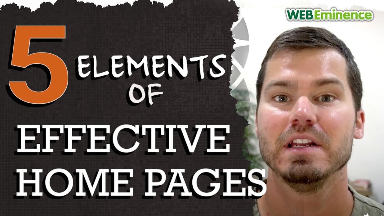 5 Key HOMEPAGE Design Elements - With REAL EXAMPLES