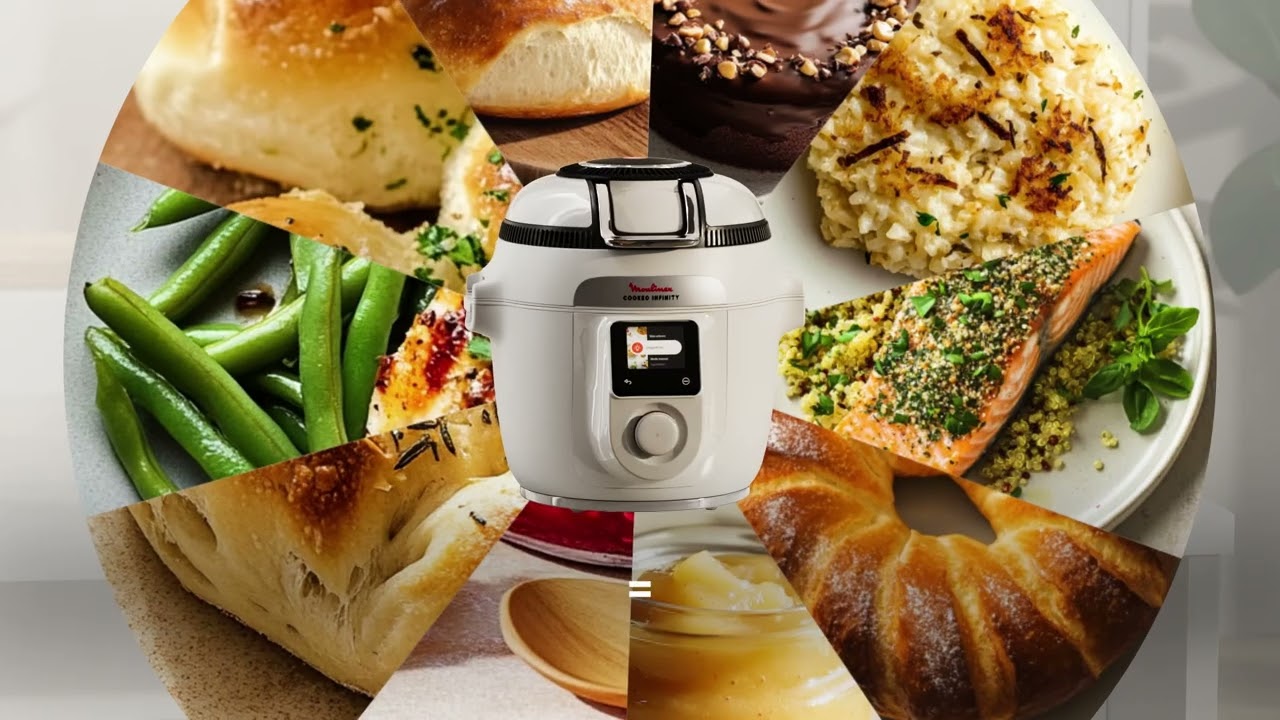MOULINEX Multicuiseur & Airfryer - Cookeo Infinity- CE9721F0
