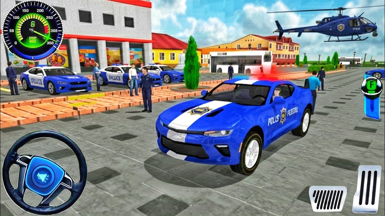 New Police Car Chase Driver 3D Game Real Police Cop Euro Car Driving Simulator 2026 Android Gameplay