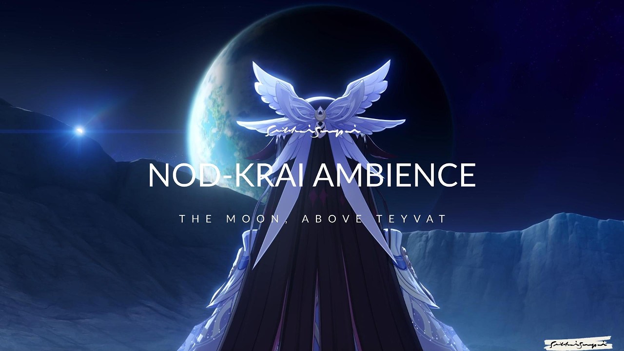 Columbina on the Moon | Nod-Krai Background Music Ambient Sound (30Min) | Genshin Impact Ambience