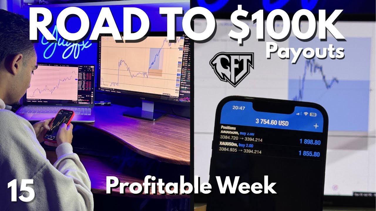 Торгуя на счете в 50 000 долларов, вот что произошло! | Прибыльная неделя на счете GFT в 5000 дол...