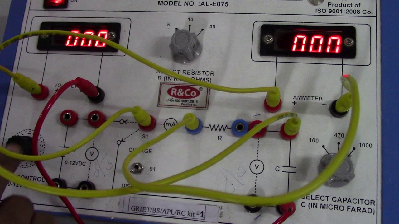 RC Time constant - Experiment