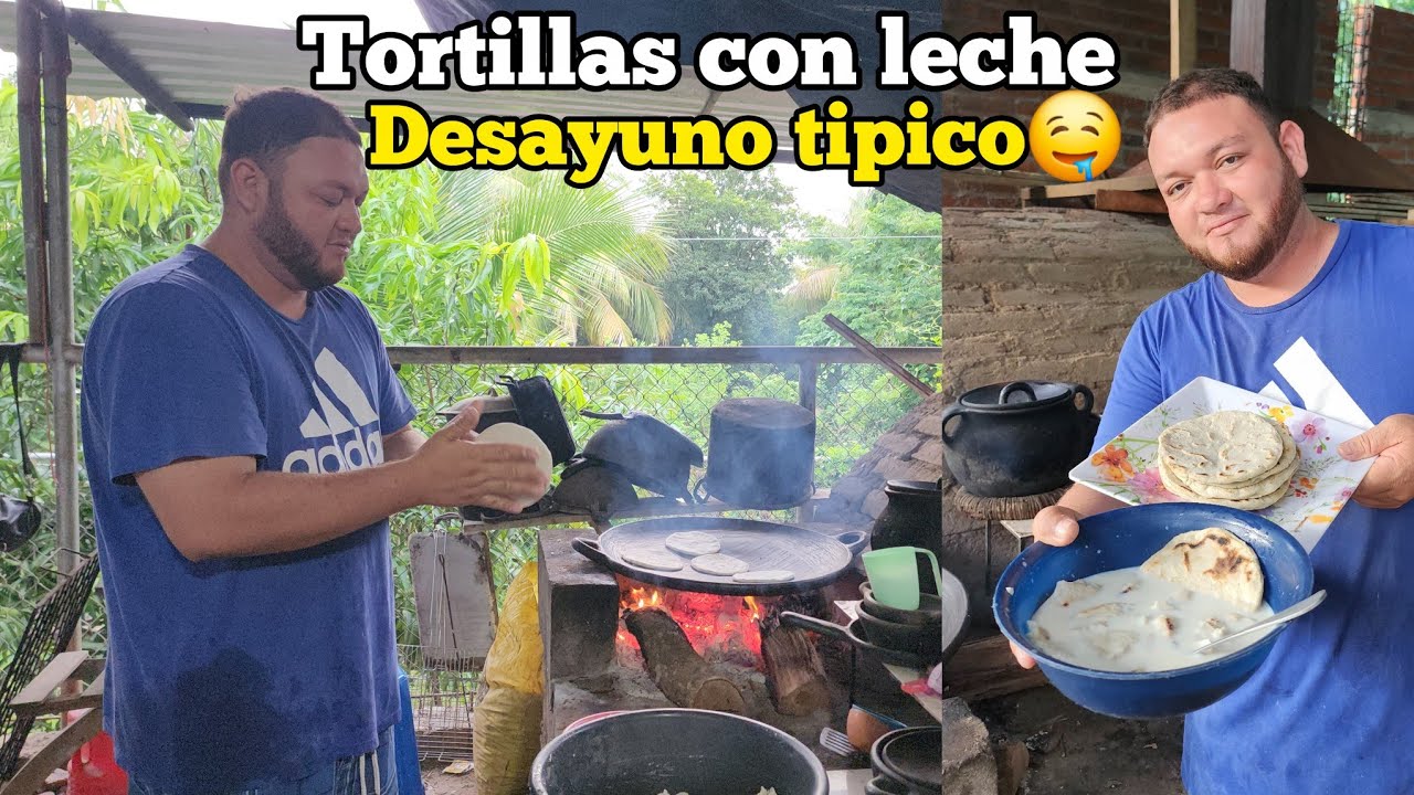 🔴Como hacer TORTILLAS CON LECHE. Receta 100% salvadoreña. El corn flakes de los salvadoreños😁