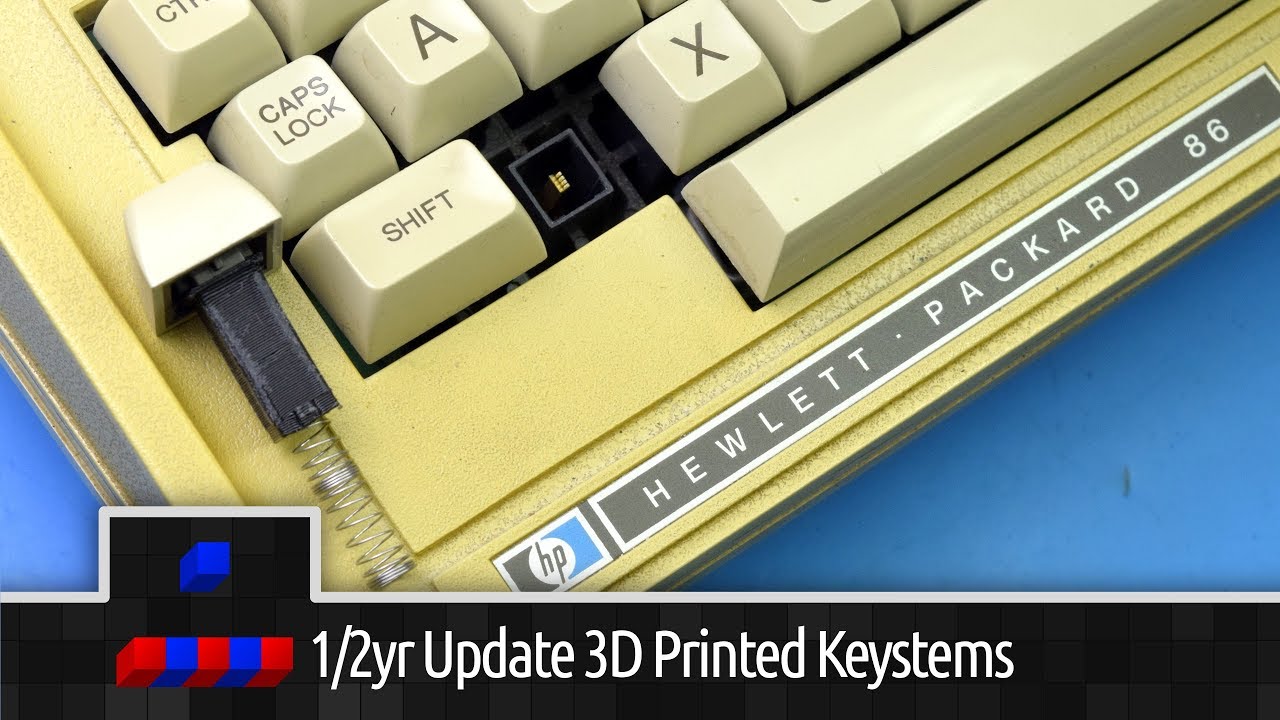 0x0029.3 - 1/2 yr Update on HP-86 3D Printed Key Stems