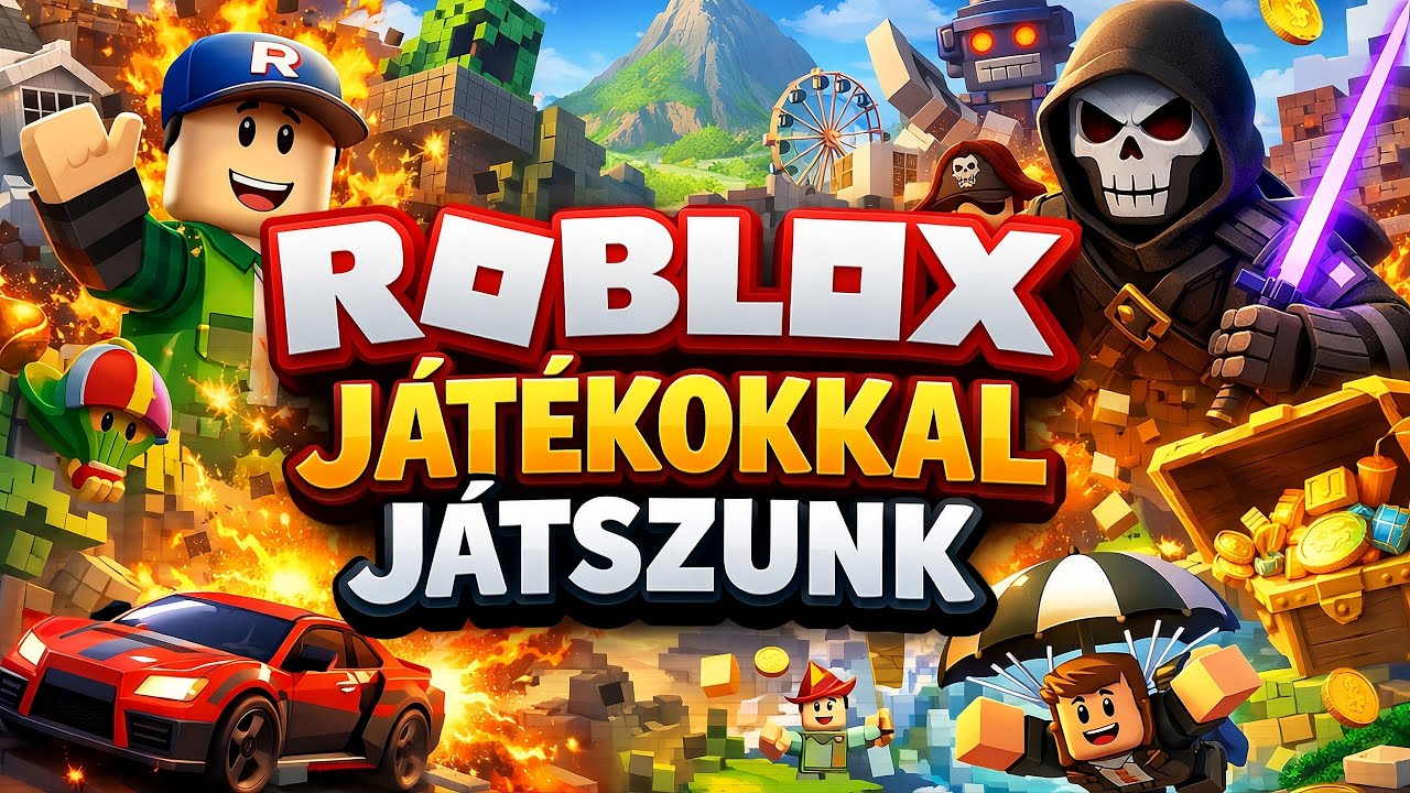 🔴Roblox játékokkal játszunk