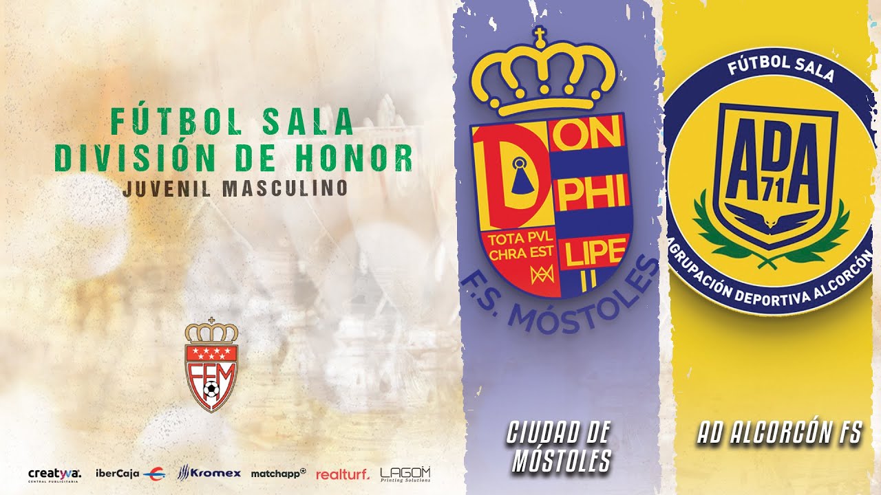 Ciudad de Móstoles vs AD Alcorcón FS | División de Honor Juvenil Masculino (Fútbol Sala)