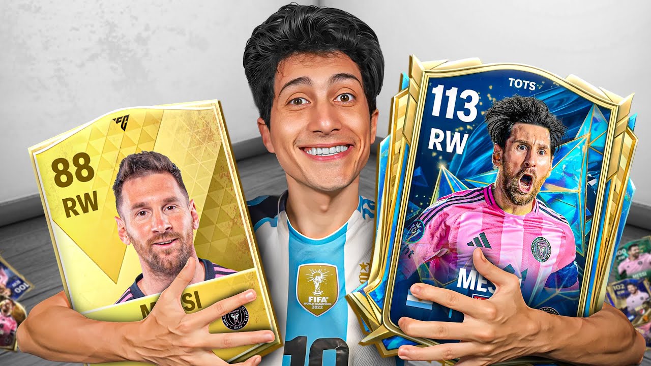 جربت كل بطاقات ميسي في FC موبايل