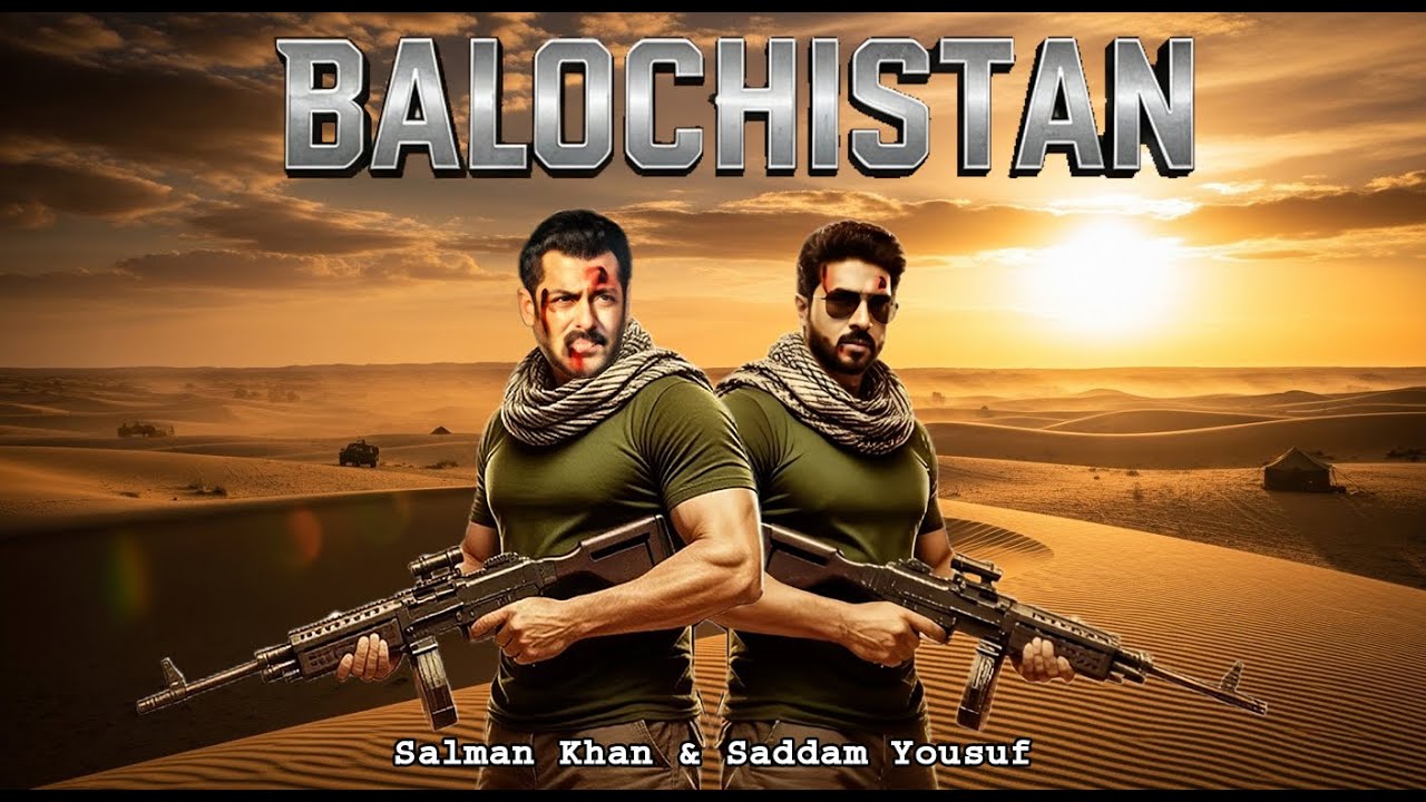 BALOCHISTAN | SALMAN KHAN & SADDAM YOUSUF | Fan Made Movie Song | Balochistan Ai Music Official 2025