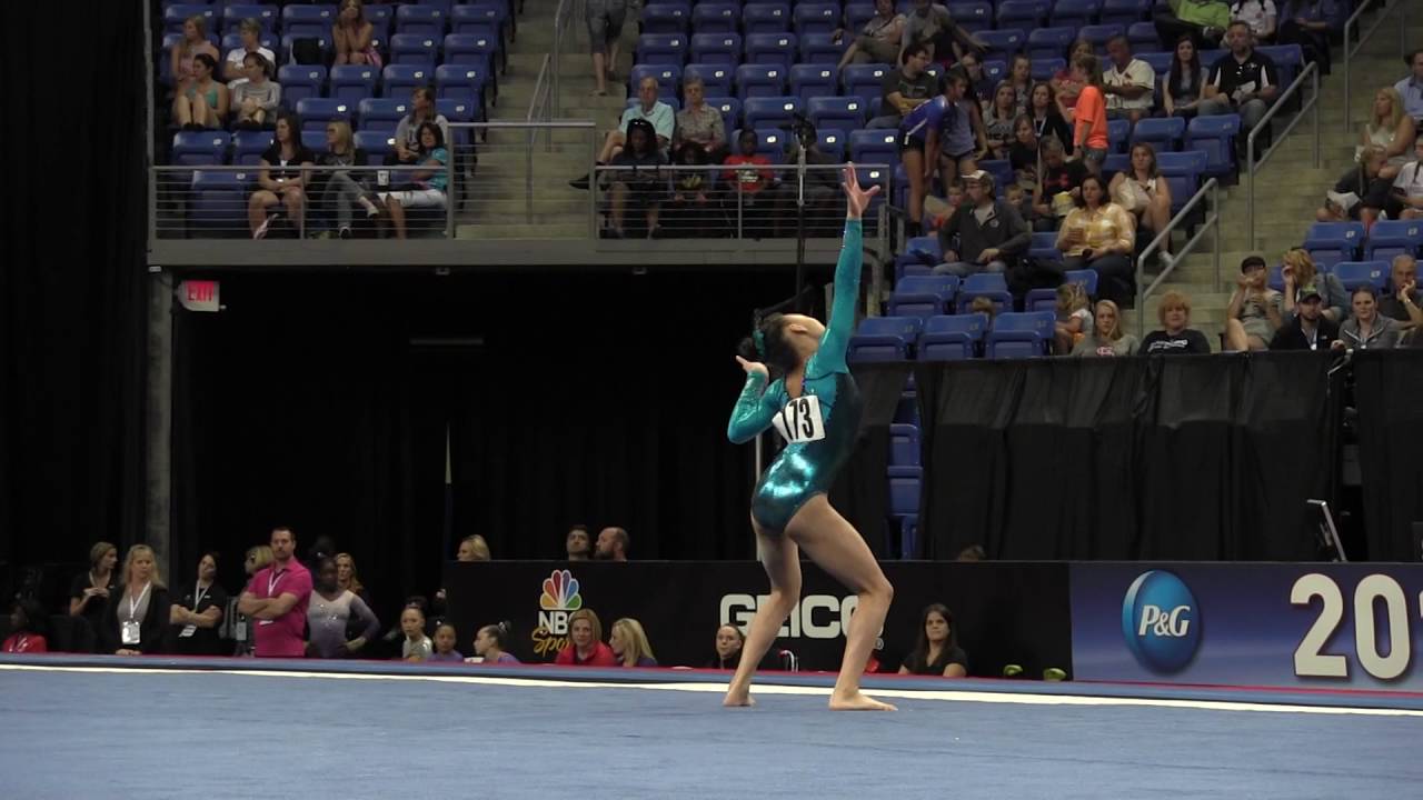 Sunisa Lee - Floor Exercise - 2016 P&G Gymnastics Championships – Jr. Women Day 1