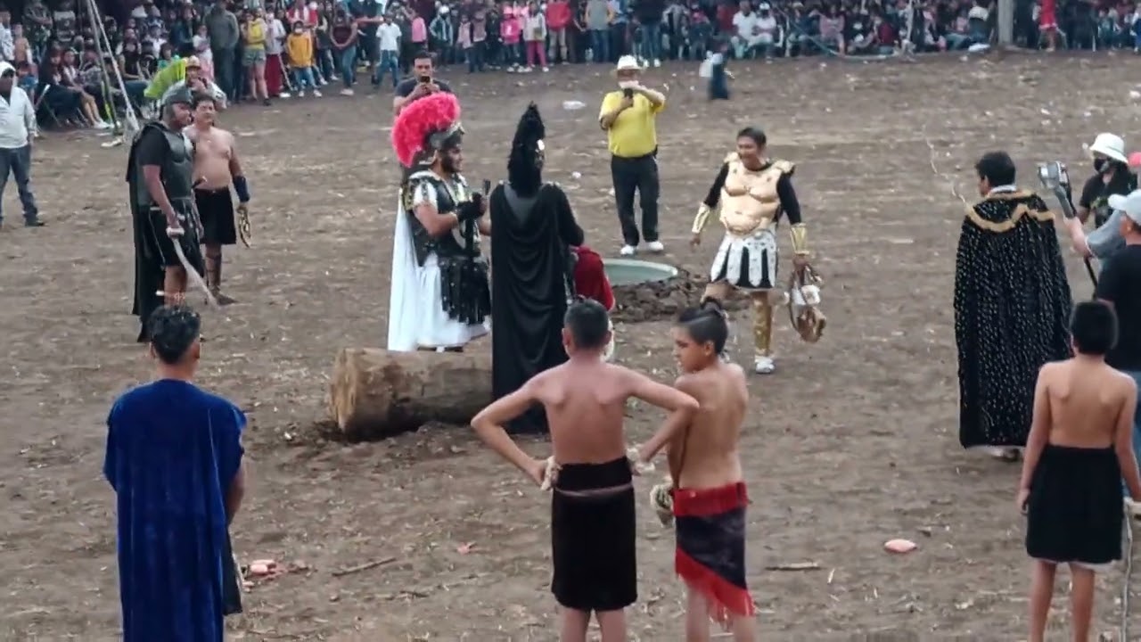 Semana Santa viernes santo Flagelación cuautlancingo 15 de abril de 2022