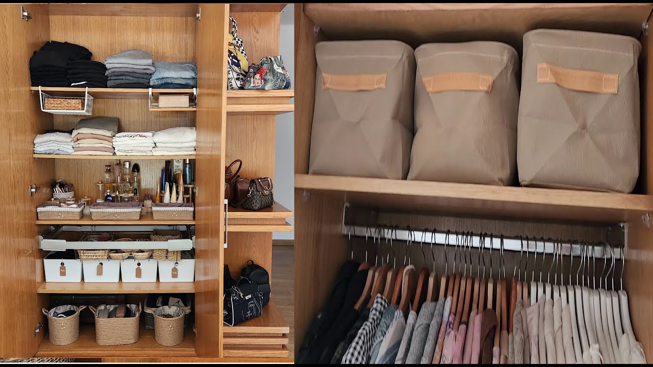 🏡 جولة في درسيـنغي الجديد 👗 كيفاش نظمتو من الصفر؟ أفكار بسيطة تخلي حياتك أسهل🧺 Everything with jiji