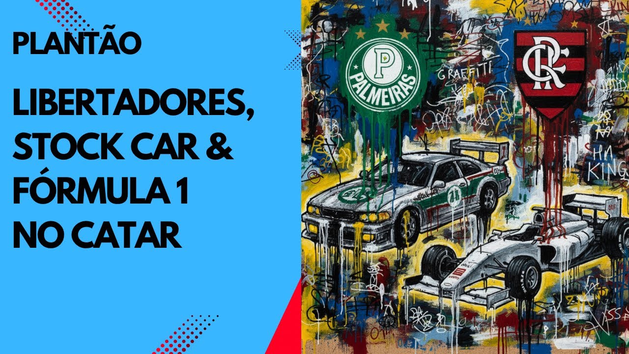 Final da Libertadores PEGANDO FOGO, acidente chocante na Stock Car e Fórmula  no Catar!