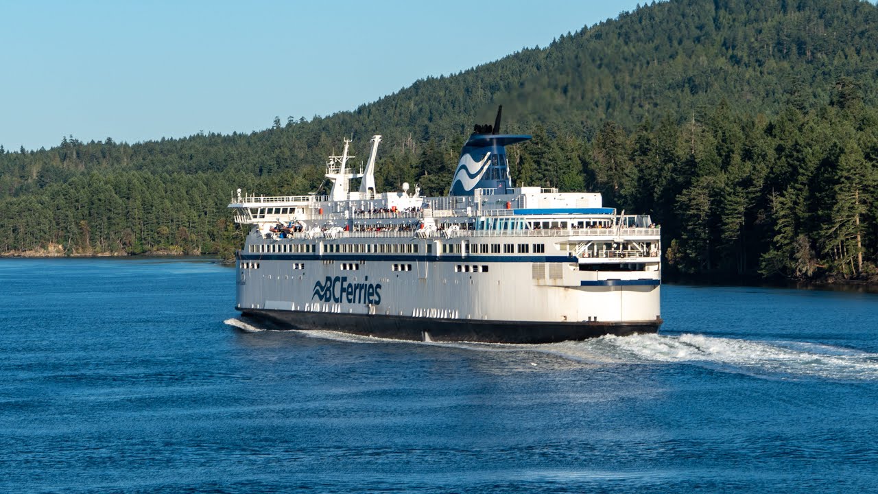 Vancouver (Tsawwassen) to Victoria (Swartz Bay) | BC Ferries Spirit of British Columbia・4K HDR