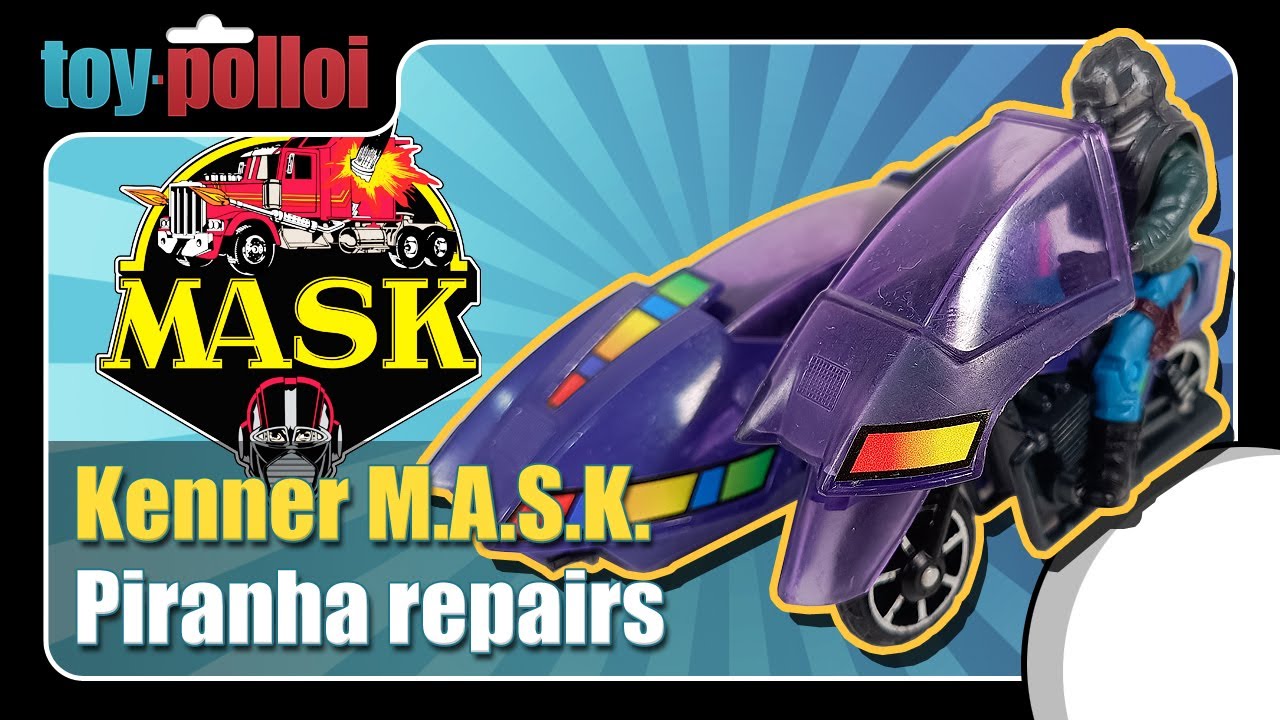 Ремонт винтажной маски Kenner M.A.S.K. Piranha — Toy Polloi