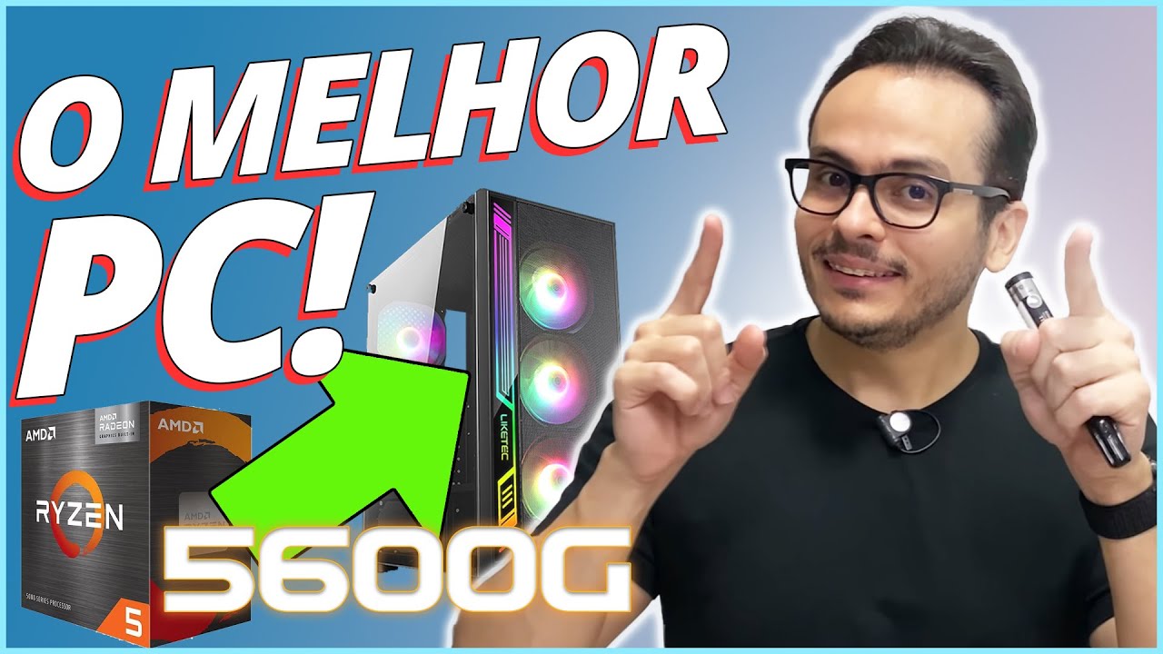 ESSE É O MELHOR PC GAMER COM RYZEN 5600G + MUITAS INFORMAÇÕES