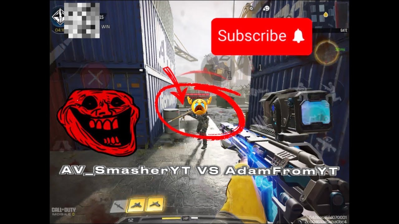 1 VS 1 AGAINST MY SUBSCRIBER! | AdamFromYT  | FULL VIDEO 😱| #codm #codm1v1 #codmobile #codmedit 