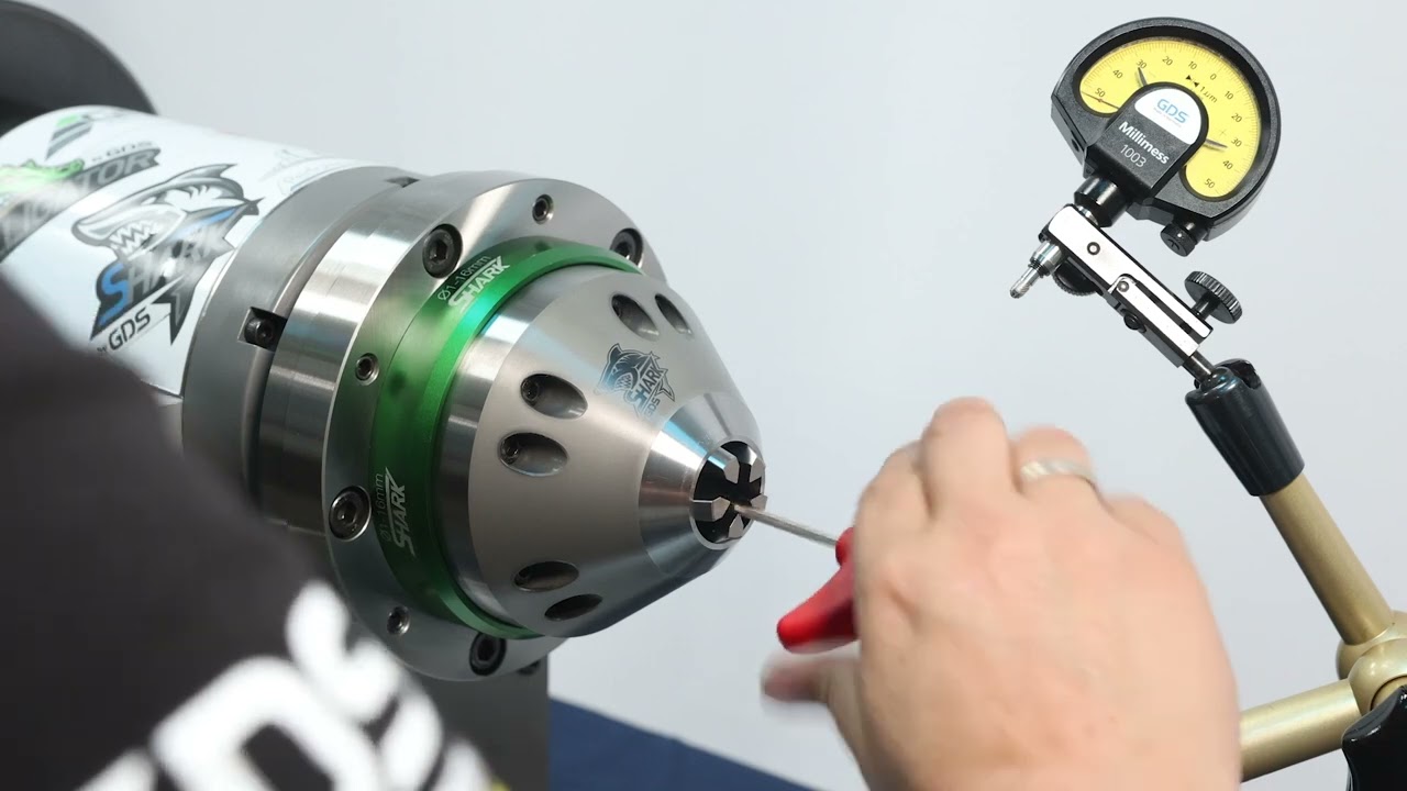 See the amazing new 1-16 mm SHARK 5-jaw chuck